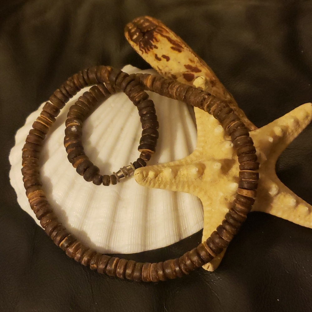 Silpada Rondel Wood Necklace